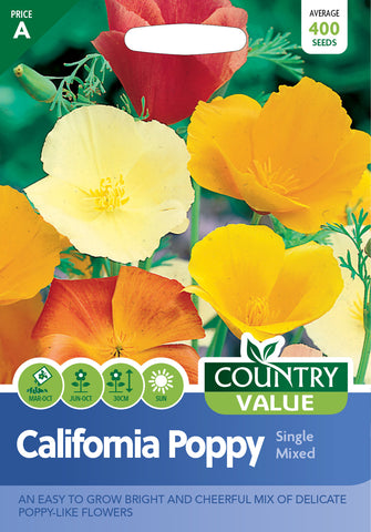 Californian Poppy – Single Mixed