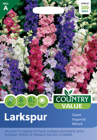 LARKSPUR - Giant Imperial Mixed