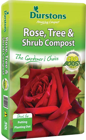 Durstons Rose, Tree and Shrub Compost 50 litre