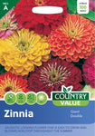 Zinnia Giant Double Country Value Flower Seeds